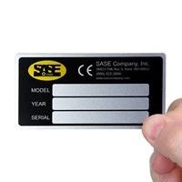 Aluminum Nameplate Manufacturer