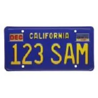 Placă de înmatriculare atractivă a vehiculului